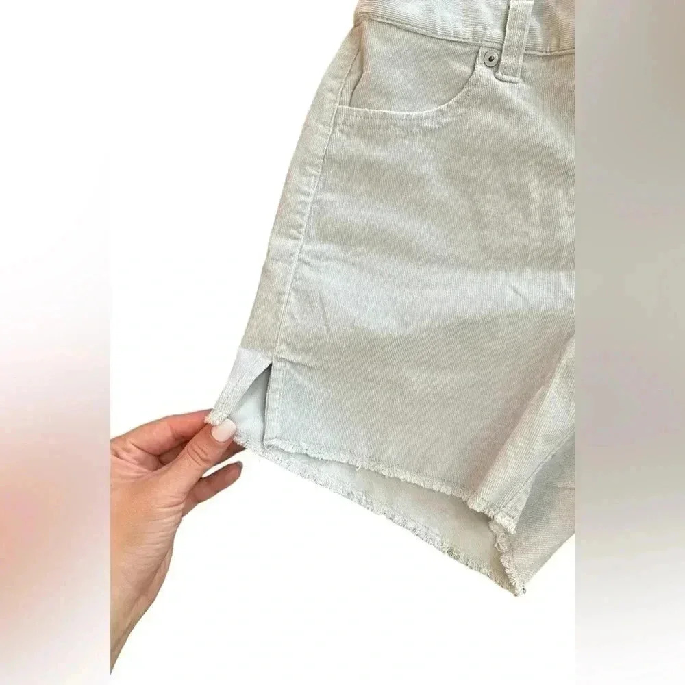 Aerie Corduroy Shorts Gray NWT Stretch Comfort Size XS - Picture 4 of 7